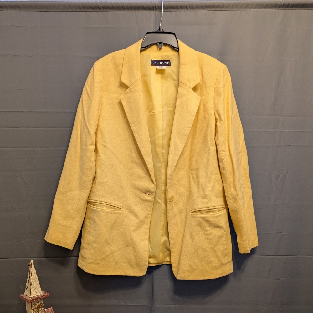 J.G. Hook Yellow Women's Blazer